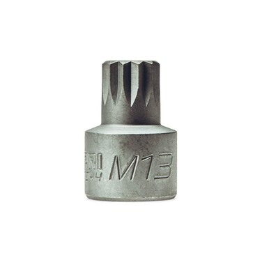 Capri Tools 13 Mm M13 Super-Stubby Xzn Triple Square Impact Bit Socket (CP30044)