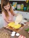 Handstand Kitchen Decorated Easter Egg Shaped Cupcake and Muffin Pan