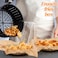 Hushee 12 Pcs Wire Fast Food Baskets Bulk, Bread Chip Basket, Black Oval