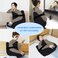 Zimucxn Shoulder Surgery Pillow, Ergonomic Rotator Cuff Pillow, Comfortable Post Shoulder Surgery Pillow, Adjustable Structure Provide Support, Shoulder Pain Relief (Black, Arm & Shoulder Strap)