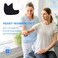 Zimucxn Shoulder Surgery Pillow, Ergonomic Rotator Cuff Pillow, Comfortable Post Shoulder Surgery Pillow, Adjustable Structure Provide Support, Shoulder Pain Relief (Black, Arm & Shoulder Strap)