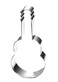 Zdywy Classical Guitar Shaped Cookie Cutter