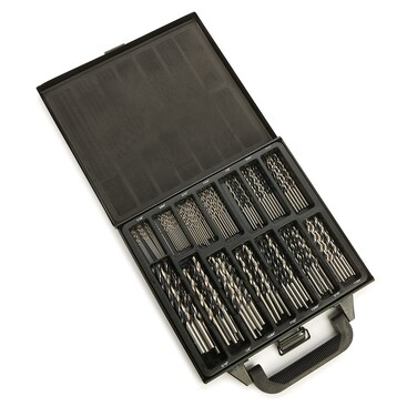 Woodriver 100-Piece Combo Brad Point and Twist Drill Bit Box