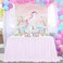 SoarDream Iridescent White Sequin Tablecloth 90"x156" Wedding Table Cloth