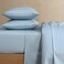 Lacoste 100% Cotton Percale 4-Piece Sheet Set, Allure Blue, Cal King