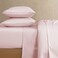 Lacoste 100% Cotton Percale 4-Piece Sheet Set, Iced Pink, King
