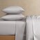 Lacoste 100% Cotton Percale 4-Piece Sheet Set, Sleet, Cal King