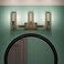 Kichler Jemsa 3-Light Bathroom Vanity Light, Champagne Bronze