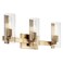 Kichler Jemsa 3-Light Bathroom Vanity Light, Champagne Bronze
