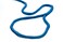 Seachoice Double-Braid Nylon Dock Line W/Eye Splice, Pre-Shrunk, Heat Stabilized, 5/8 in. X 35 Ft., Blue