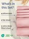CGK Unlimited Cgk Extra Deep Full Sheet Set - 6PC Cooling Sheets - Baby Pink