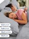 CGK Unlimited Cgk Extra Deep Full Sheet Set - 6PC Cooling Sheets - Steel Blue