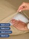 CGK Unlimited Cgk Extra Deep Queen Sheet Set - 6PC Cooling Sheets - Heathered Tan