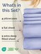 CGK Unlimited Cgk Extra Deep Queen Sheet Set - 6PC Cooling Sheets - Lavender