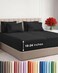 CGK Unlimited Cgk Extra Deep Split King Sheet Set - 7PC Cooling Sheets - Black