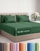 CGK Unlimited Extra Deep Split King Sheet Set - 7 Piece Cooling Sheets - Emerald Green