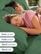 CGK Unlimited Cgk Extra Deep Twin Sheet Set - 4PC Cooling Sheets - Emerald Green