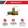 Simpson Replacement M22 Water Outlet Kit for Aaa Pressure Washer Pumps