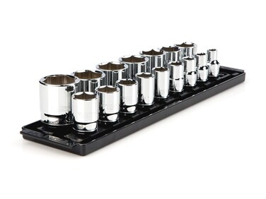 Tekton 1/2 Inch Drive 6-Point Socket Set, 16-Piece (3/8 - 1-5/16 in.) SHD92001
