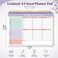 Trees Weekly to-Do List Notepad, 52-Week Desk Planner Organizer, 8.5" X 11