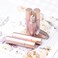 Jiuwu 33 Pack 10ML Empty Refillable Small Glass Roller Bottles-Rose Gold