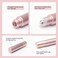 Jiuwu 33 Pack 10ML Empty Refillable Small Glass Roller Bottles-Rose Gold