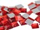 Allstarco 5MM (13/64") Red Ruby Square Acrylic Gems, 100 Pcs