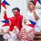 Geodurn 20 Pack Handheld Philippines Flags, Small Filipino Mini Flags on Sticks