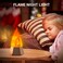Ollcuz LED Flame Lights, Rechargeable Battery Flameless Candle 2 Pack