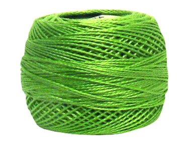 Dmc 116 8-704 Pearl Cotton Thread Balls, Bright Chartreuse, Size 8