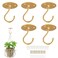 LangPu Gold Ceiling Hooks for Hanging Plants, Plant Hanger Indoor Hanging Hooks