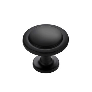 Ravinte Matte Black Round Cabinet Knobs, Zinc Pulls,1-1/4 Inch,30 Pack