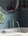 Forious Single Handle Bathroom Faucet 1 or 3 Hole Waterfall Brushed Nickel