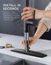 Forious Kitchen Faucets with Pull Out Sprayer, Stainless Steel, Matte Black