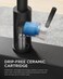Forious Kitchen Faucets with Pull Out Sprayer, Stainless Steel, Matte Black