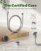 Appaso Antique Style Pull Down Kitchen Faucet with Sprayer Brushed Nickel