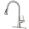 Appaso Antique Style Pull Down Kitchen Faucet with Sprayer Brushed Nickel