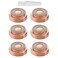 Tuokiy Replacement Heads for Flawless Gen 2, Double Ring, 6-Pack