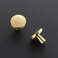 Ravinte Brushed Brass Solid Knobs Gold Kitchen Cabinet Pull,10 Pack, Round-5