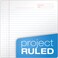 Tops Docket Gold Project Planner, 8-1/2" X 11-3/4", Top-Wire Bound, Project Rule, Poly Cover, 70 Sheets (99710) - White