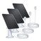 Fohoa Upgraded Solar Panel Charging Compatible with Pro 5S, Arlo Pro 4, Pro 3, Pro 3 Floodlight, Ultra 2, Ultra, 4W Solar Panel with 9.8ft Charging Cable, IP65 Waterproof, Includes Secure Wall Mount