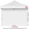 Mastercanopy 12X12 Pop up Canopy Sidewall Only 1-Pack White