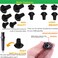 Monfasye Trekking Pole Tips, Rubber End Caps for Hiking Poles, 6 Pack