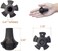 Monfasye Trekking Pole Tips, Rubber End Caps for Hiking Poles, 6 Pack