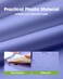 Pureegg Plastic Table Cloth Disposable 10 Pack, 54 X 108 Inch, Lavender