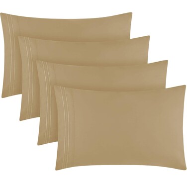 Mellanni Pillow Cases Set - 4 PC Iconic Collection Pillowcases