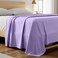 Mellanni King Size Flat Sheet - Iconic Collection Bedding