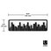 Umbra Skyline Coat Rack, Wall Mounted, 5 Retractable Hooks, Black