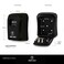 Iron Lock Medium Wall Mount Combination Key Lock Box, Outdoor (Black)