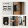 Iron Lock Medium Wall Mount Combination Key Lock Box, Outdoor (Black)